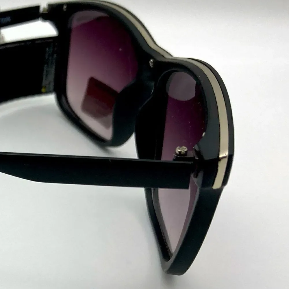 NWT True Religion TRM 1756 Unisex Black Sunglasses